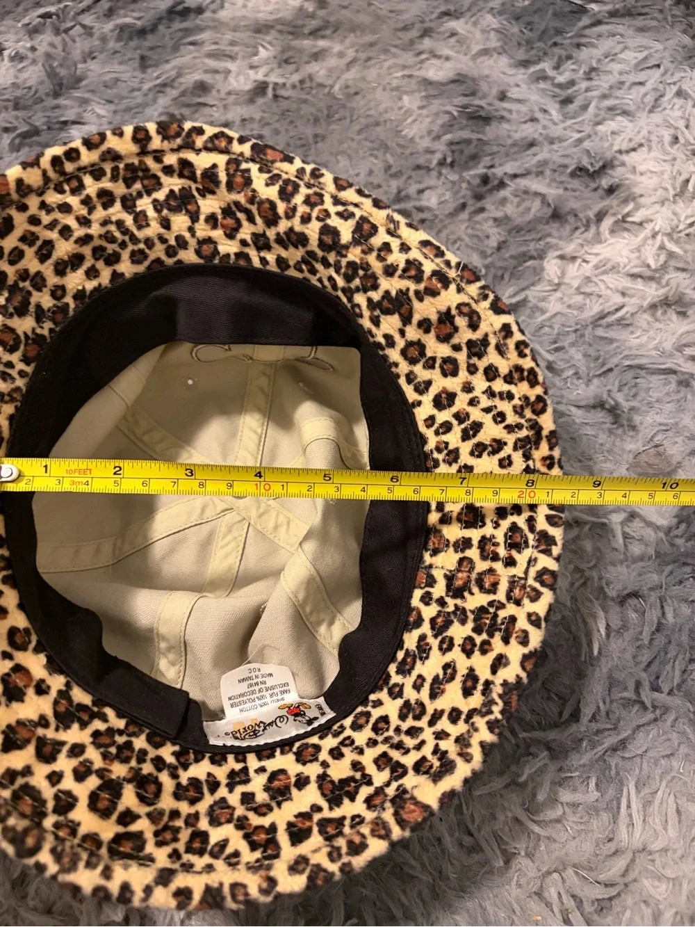Walt Disney World Mickey Mouse Animal Kingdom Safari Hat Cheetah Print